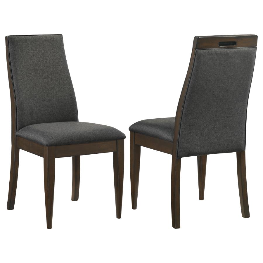 Wes Grey Side Chair - furniture place usa