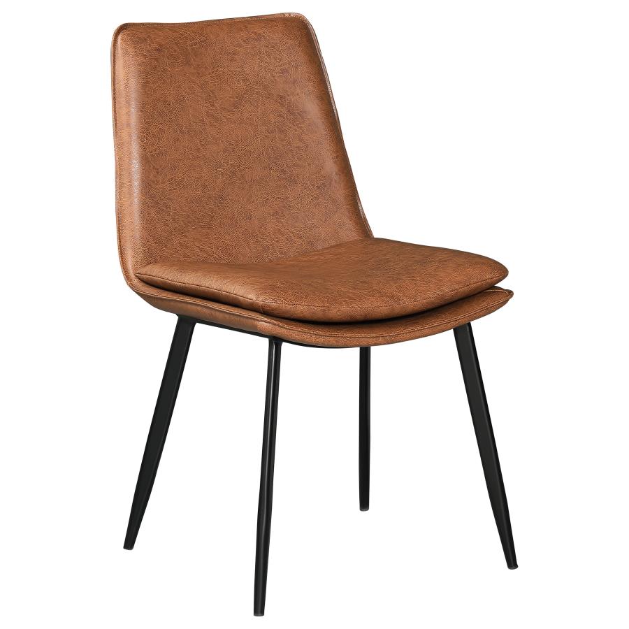 Ortega Brown Side Chair - furniture place usa