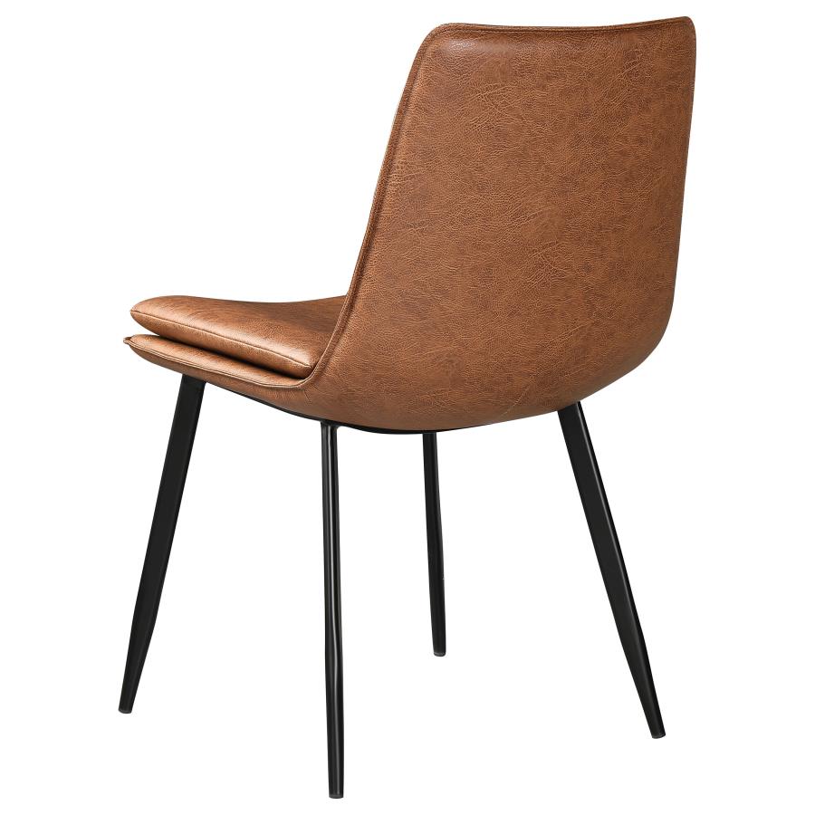 Ortega Brown Side Chair - furniture place usa