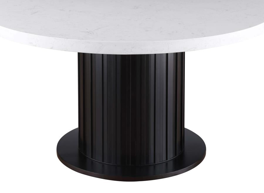 Sherry White Dining Table - furniture place usa