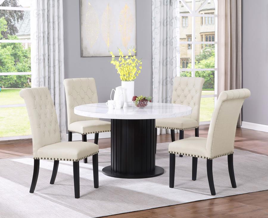 Sherry White Dining Table - furniture place usa