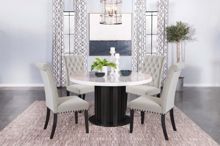 Sherry White Dining Table - furniture place usa