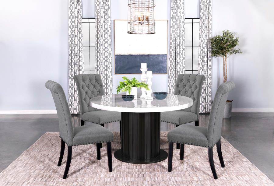 Sherry White Dining Table - furniture place usa