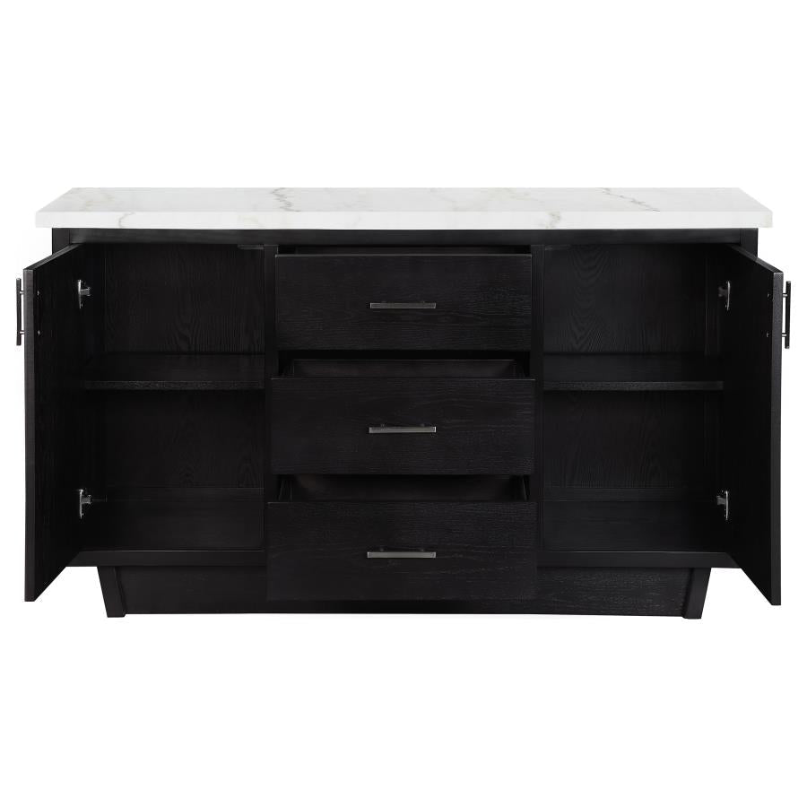 Sherry Brown Sideboard - furniture place usa