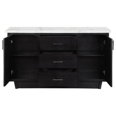 Sherry Brown Sideboard - furniture place usa