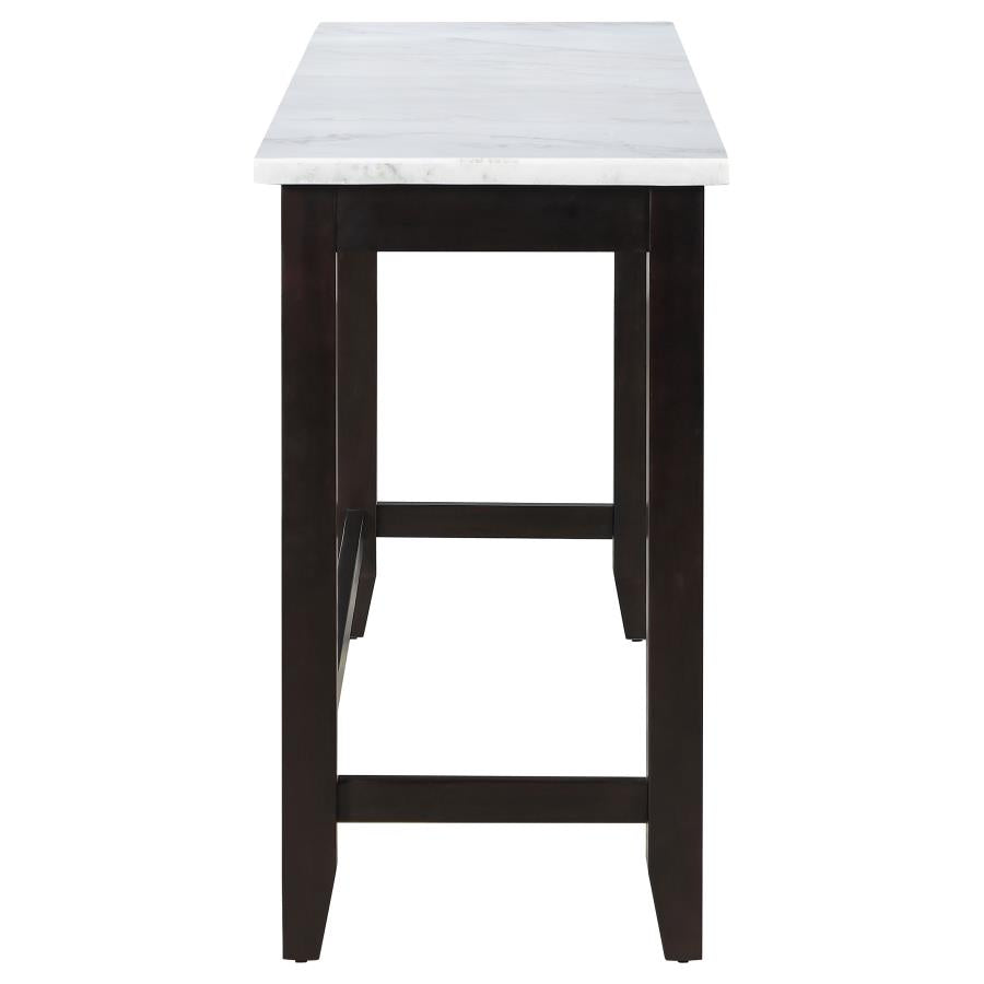 Toby White Counter Height Dining Table - furniture place usa