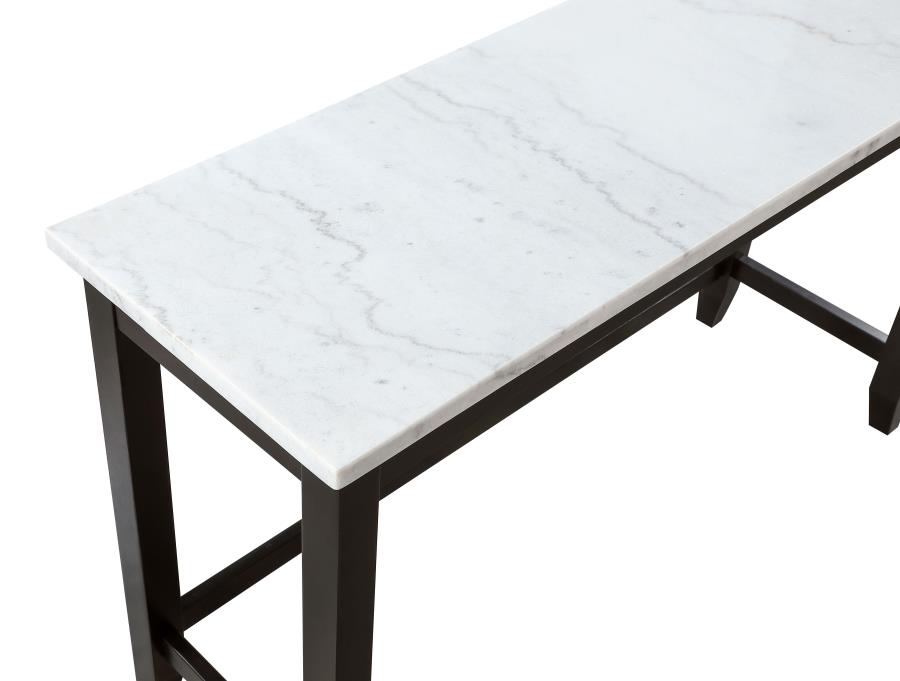 Toby White Counter Height Dining Table - furniture place usa