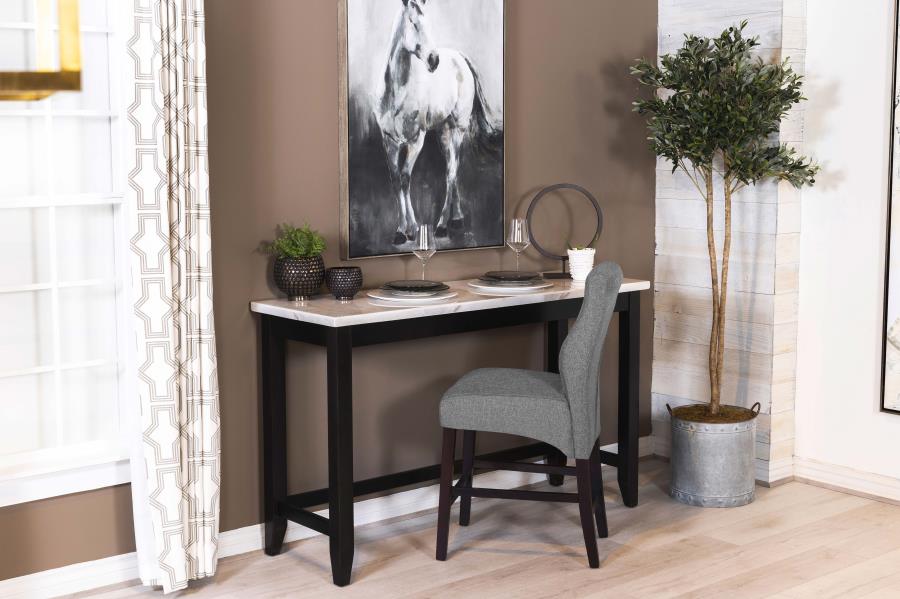 Toby White Counter Height Dining Table - furniture place usa