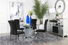 Ellie Black 5 Pc Dining Set - furniture place usa