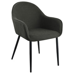 Emma Black Arm Chair - furniture place usa