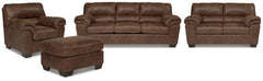 Bladen Sofa, Loveseat, Chair and Ottoman - furniture place usa