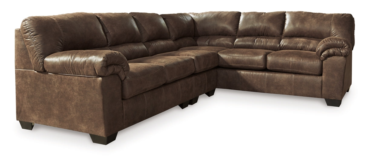 Bladen 3-Piece Sectional with Ottoman - furniture place usa