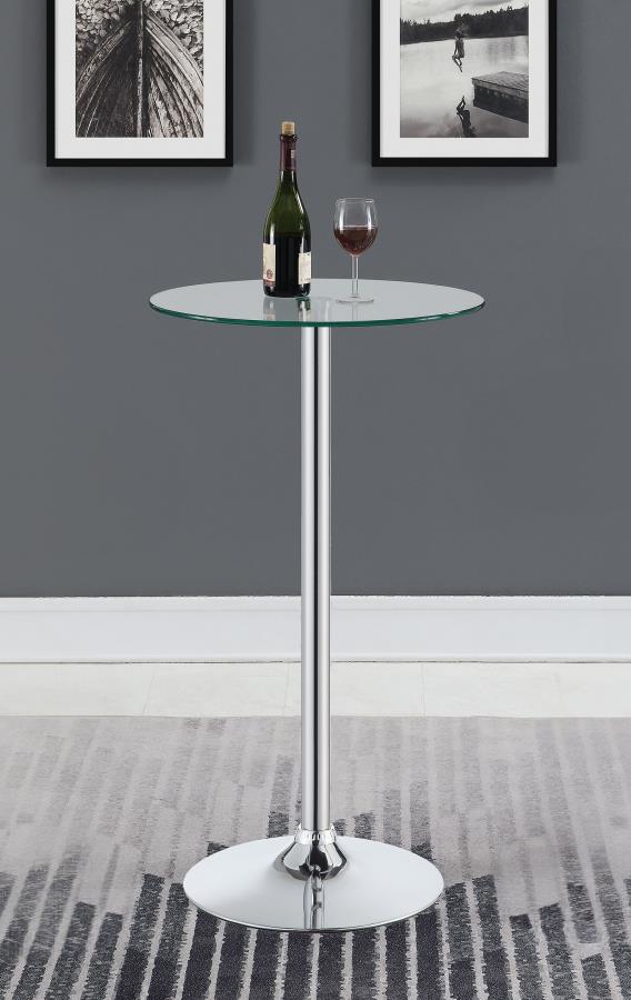 Abiline Silver Bar Table - furniture place usa