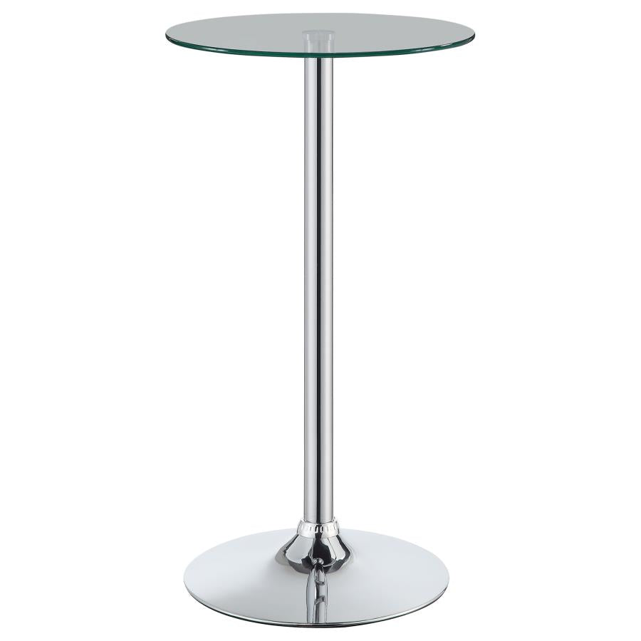 Abiline Silver Bar Table - furniture place usa