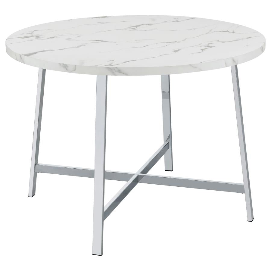 Alcott White Dining Table - furniture place usa