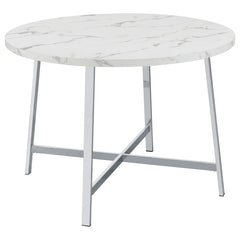 Alcott White Dining Table - furniture place usa