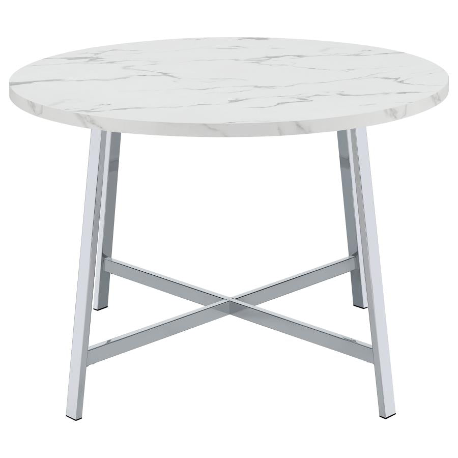 Alcott White Dining Table - furniture place usa