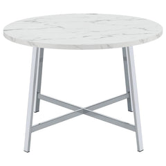 Alcott White Dining Table - furniture place usa