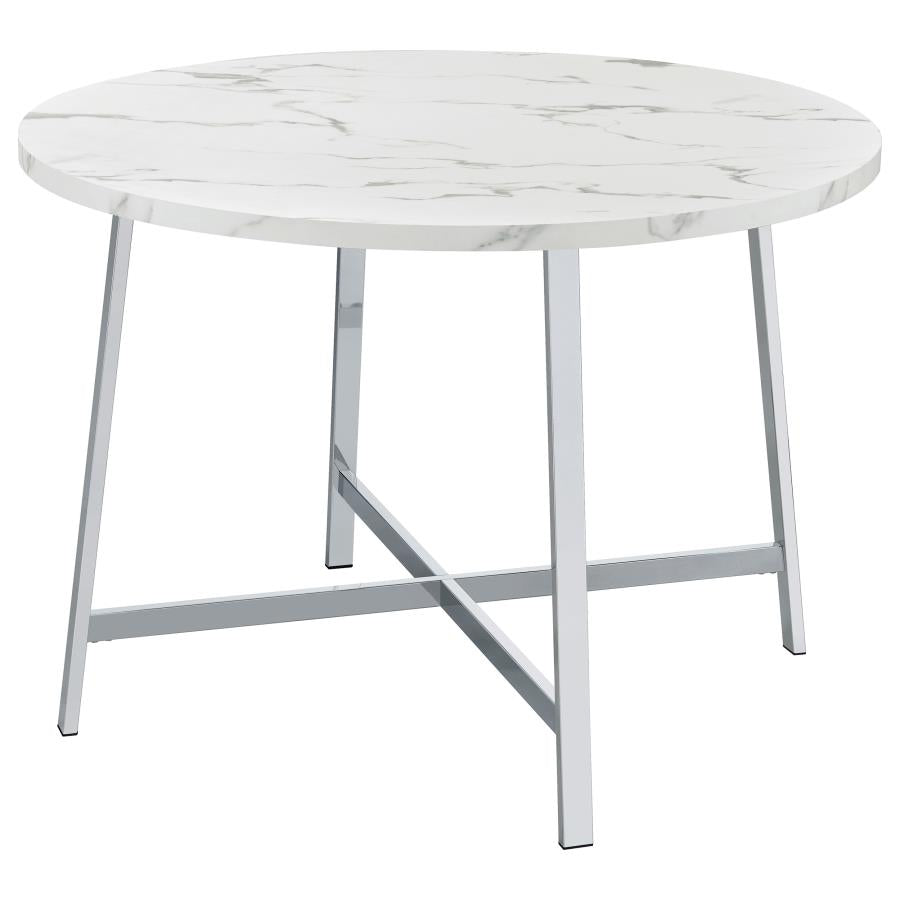 Alcott White Dining Table - furniture place usa