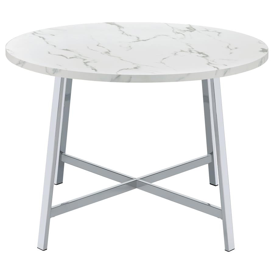 Alcott White Dining Table - furniture place usa