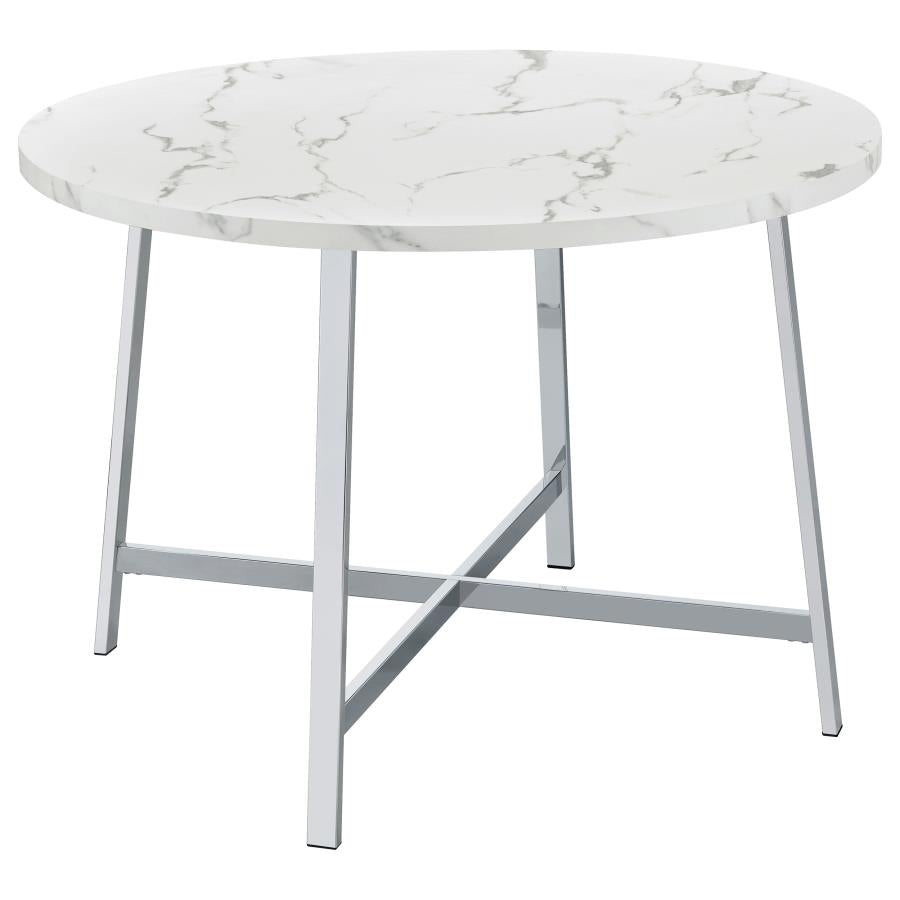 Alcott White Dining Table - furniture place usa