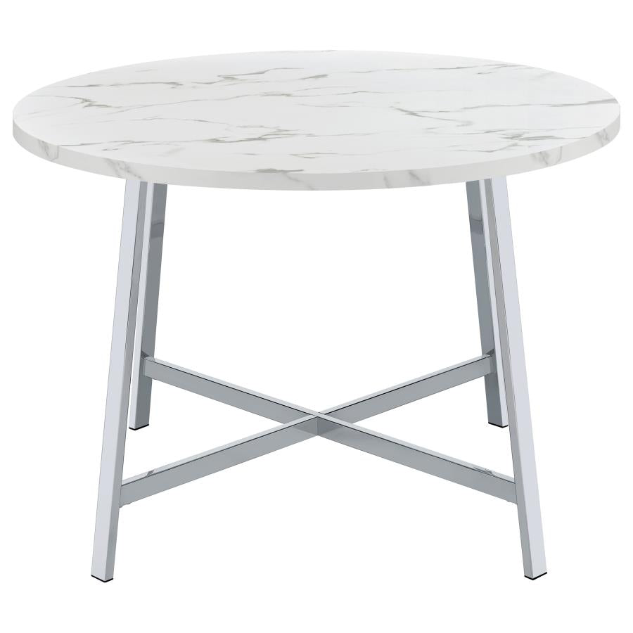 Alcott White Dining Table - furniture place usa