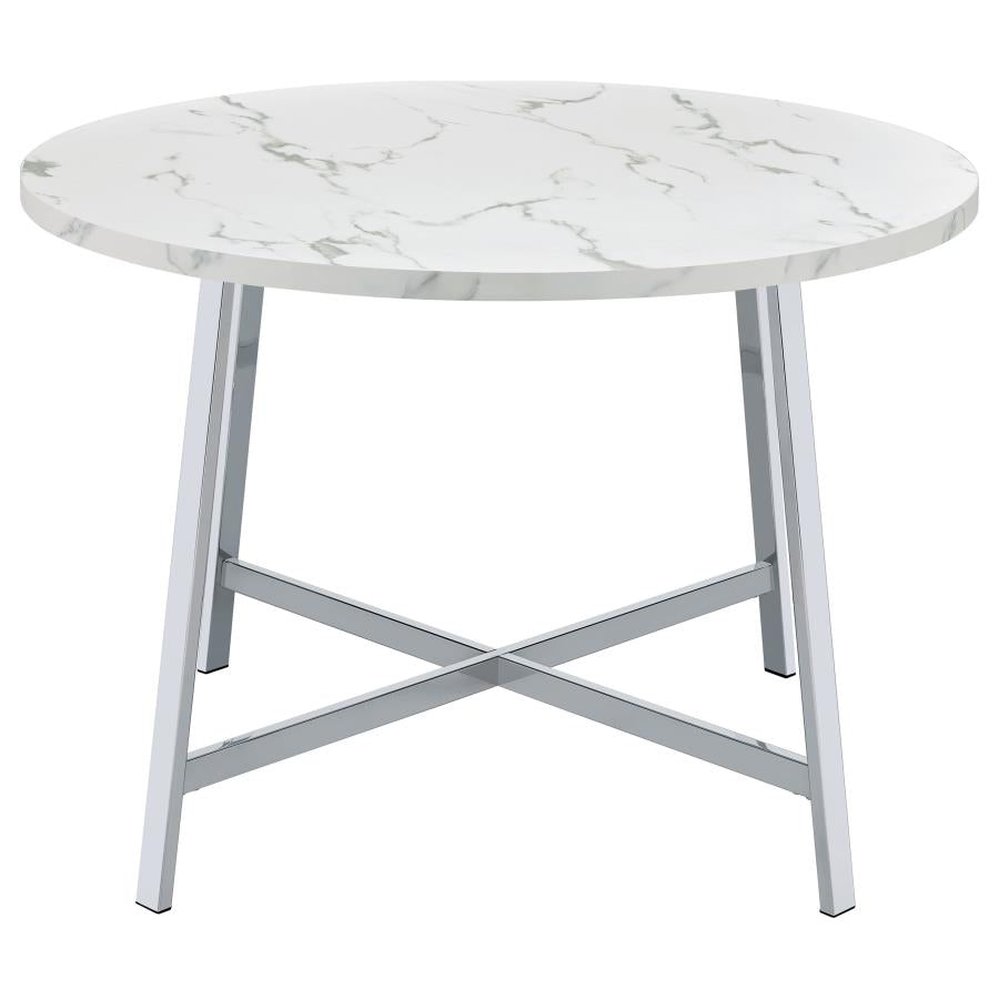 Alcott White Dining Table - furniture place usa