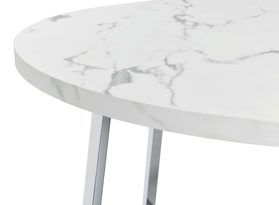 Alcott White Dining Table - furniture place usa