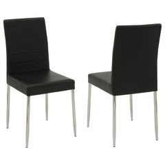 Maston Black Side Chair - furniture place usa