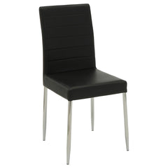 Maston Black Side Chair - furniture place usa