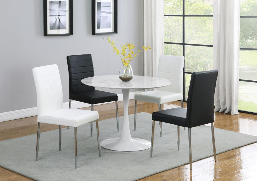 Maston Black Side Chair - furniture place usa