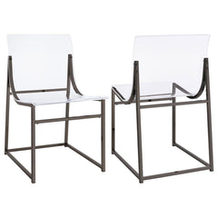 Clear Side Chair - furniture place usa