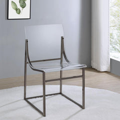 Clear Side Chair - furniture place usa