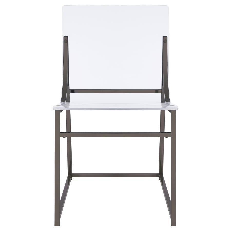 Clear Side Chair - furniture place usa