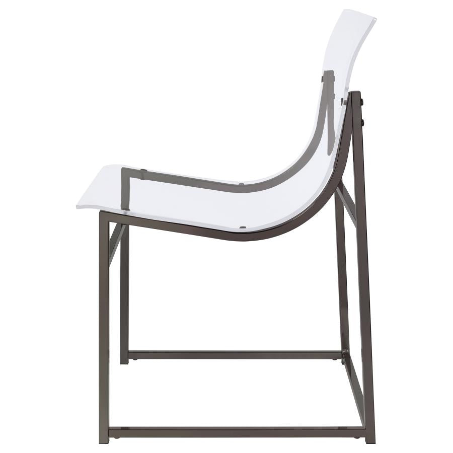 Clear Side Chair - furniture place usa