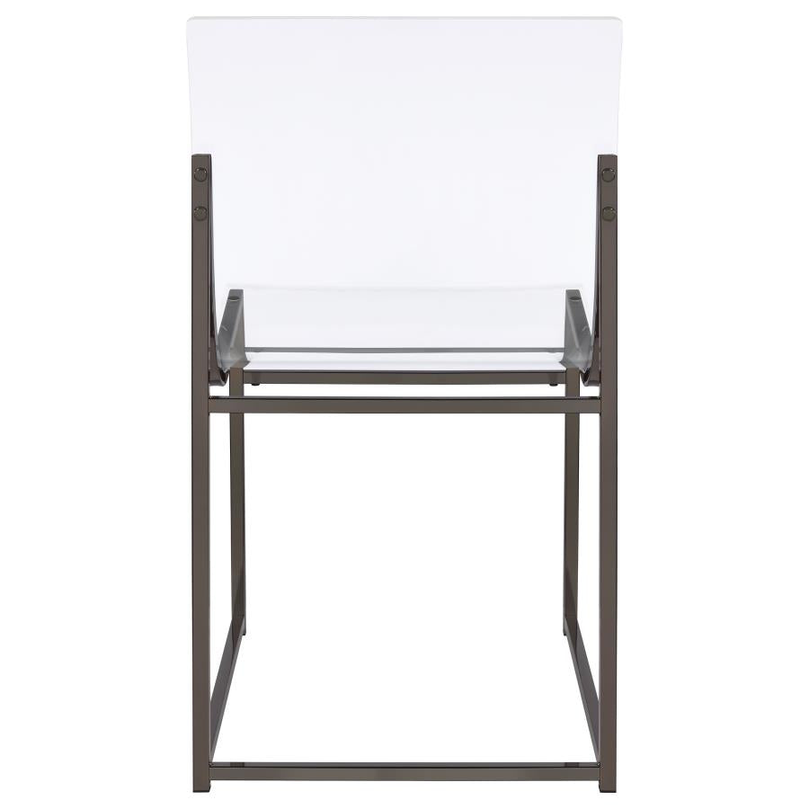 Clear Side Chair - furniture place usa