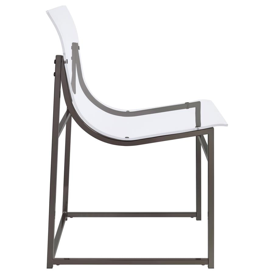 Clear Side Chair - furniture place usa