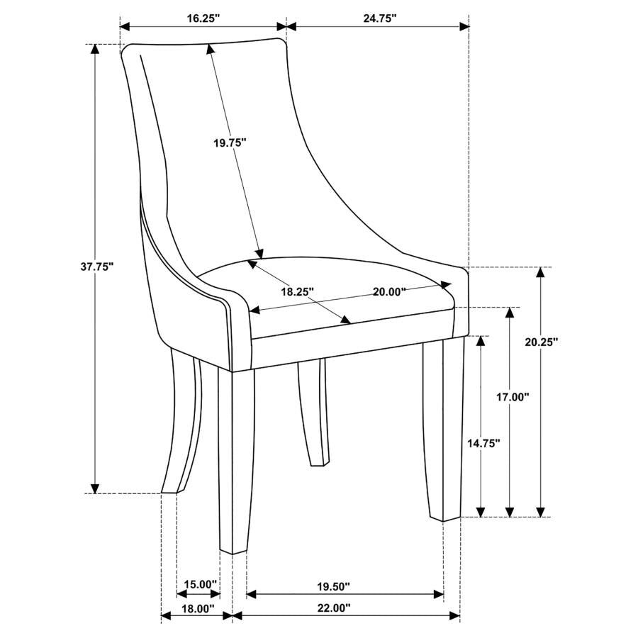 Phelps Grey 5 Pc Dining Set - furniture place usa