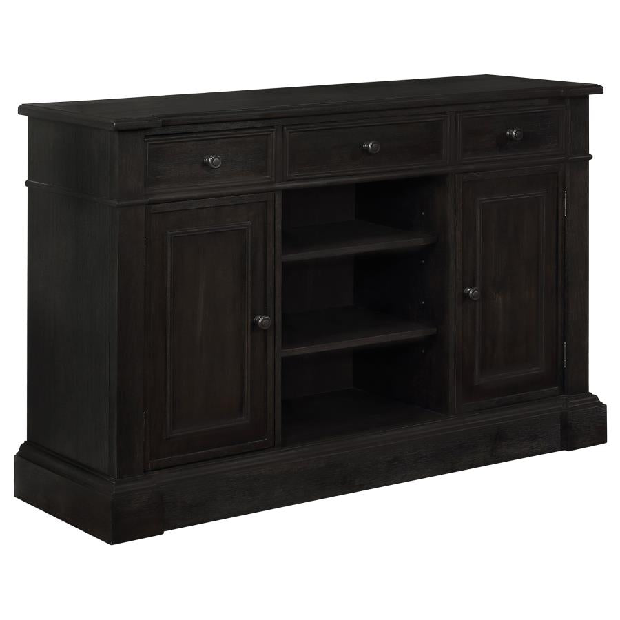 Phelps Black Sideboard - furniture place usa