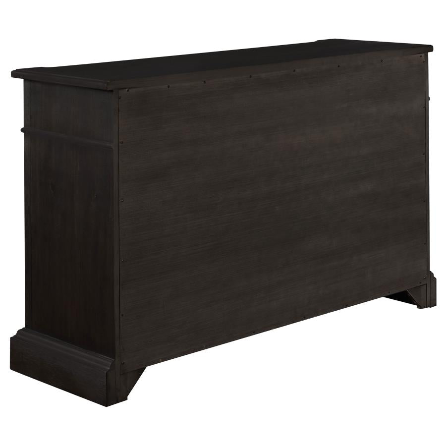 Phelps Black Sideboard - furniture place usa