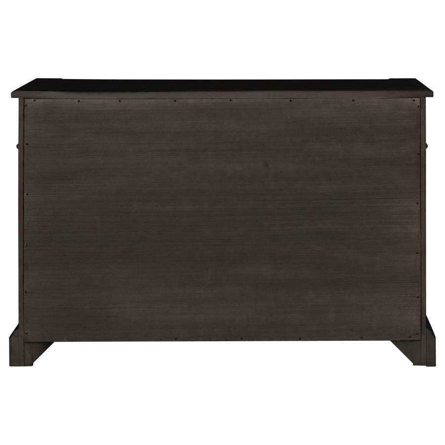 Phelps Black Sideboard - furniture place usa