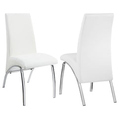 Bishop White Side Chair - furniture place usa