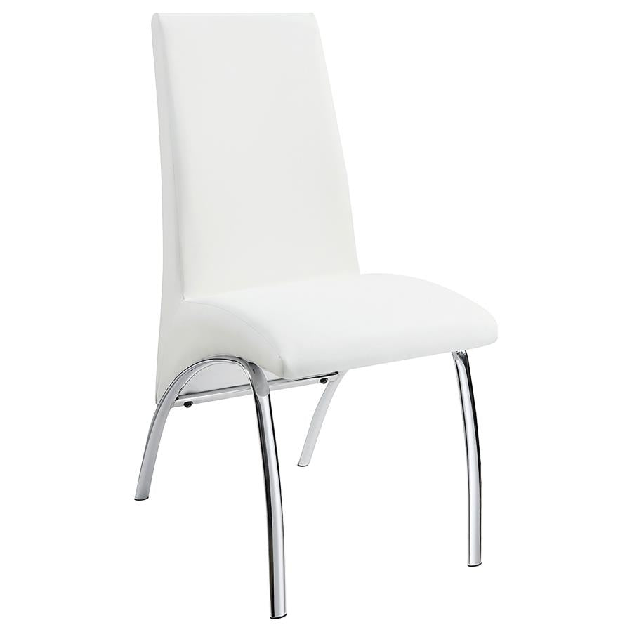 Bishop White Side Chair - furniture place usa