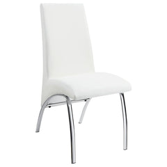 Bishop White Side Chair - furniture place usa