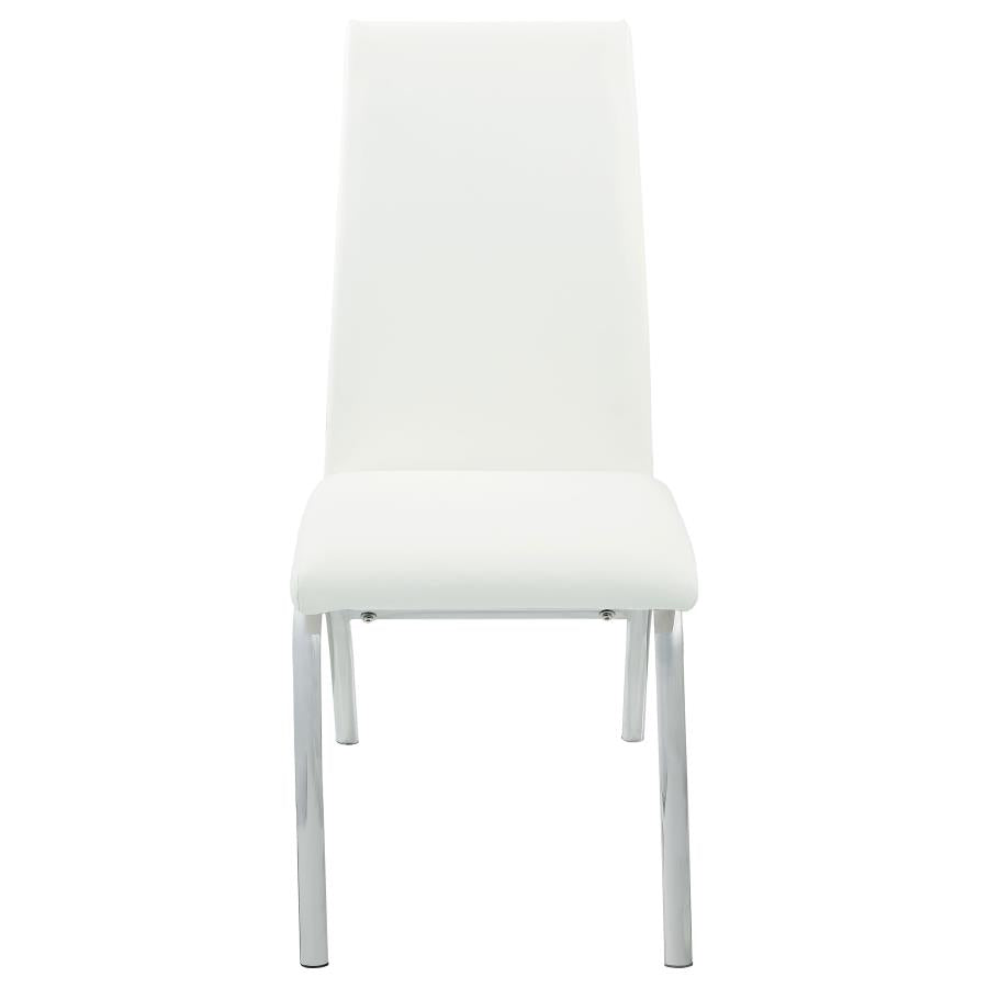 Bishop White Side Chair - furniture place usa