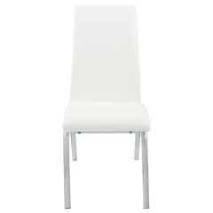 Bishop White Side Chair - furniture place usa