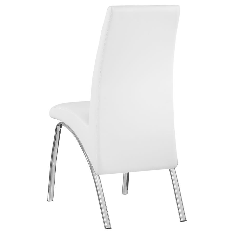 Bishop White Side Chair - furniture place usa