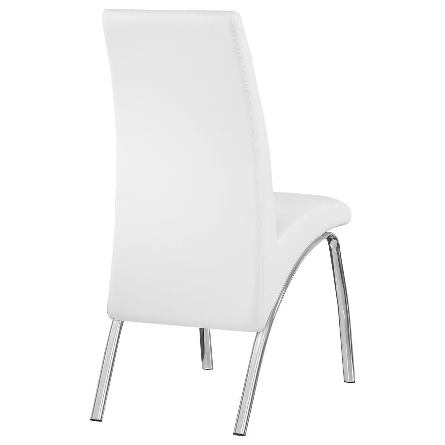 Bishop White Side Chair - furniture place usa