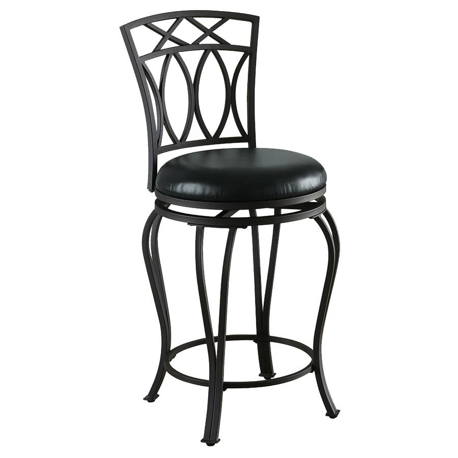 Adamsville Black Counter Stool - furniture place usa