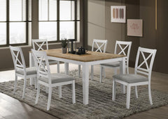 Hollis Brown 7 Pc Dining Set - furniture place usa